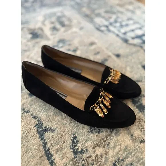 Vintage Stuart Weitzman New York Suede Loafers - Picture 2 of 7